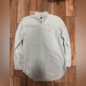 Ralph Lauren Pale Blue Button-Down Oxford Shirt